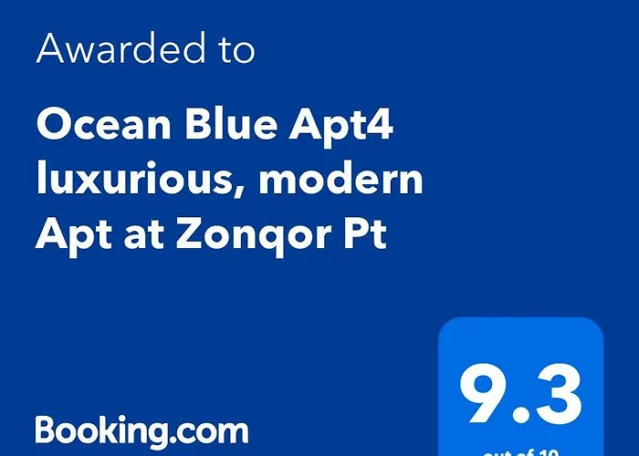 Ocean Blue Apt4 Luxurious, Modern Apt At Zonqor Pt